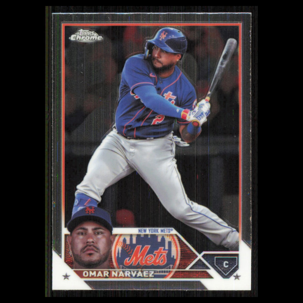 Omar Narvaez #USC69 2023 Topps Chrome Update New York Mets Baseball Card MLB NM