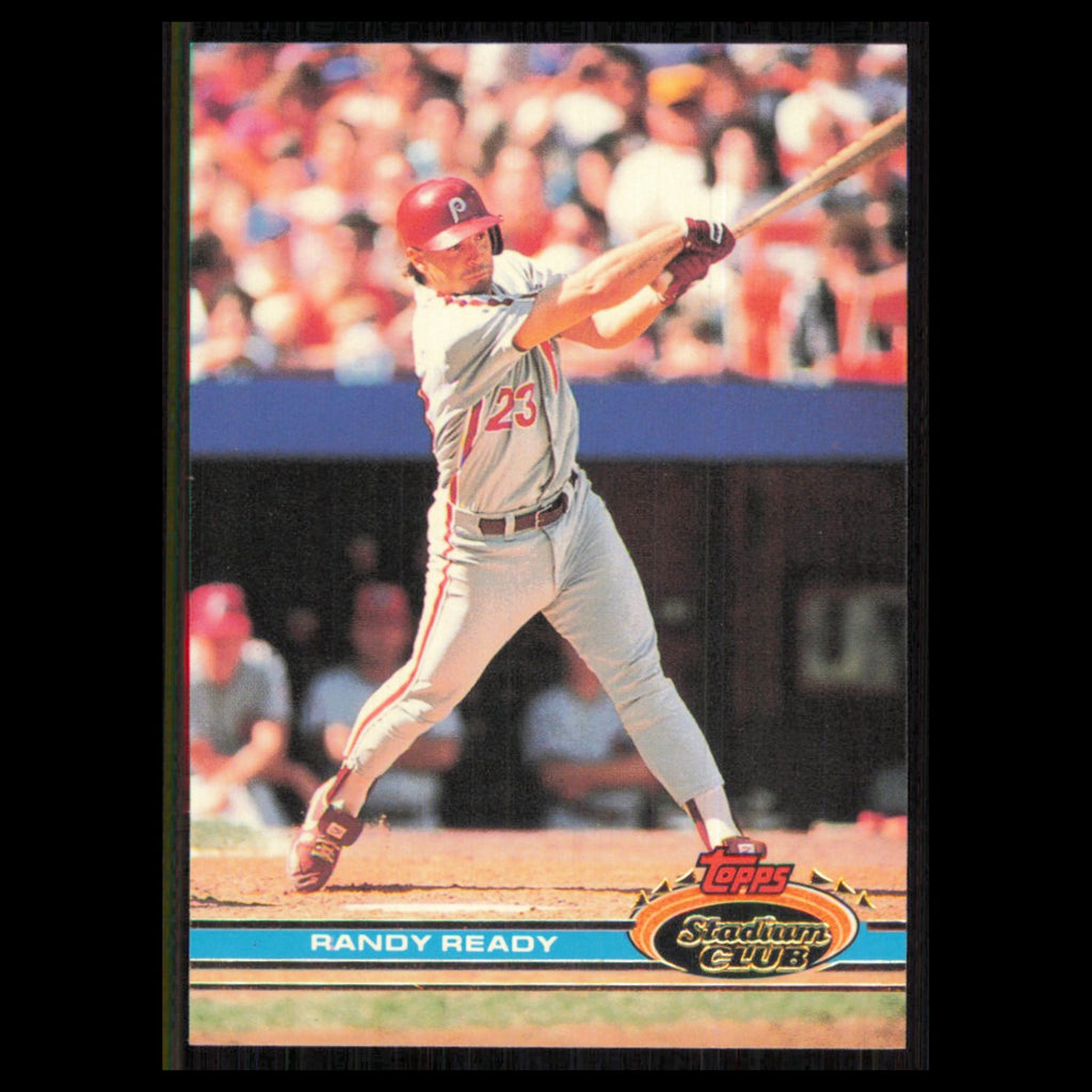 Randy Ready #265 1991 Topps Stadium Club Philadelphia Phillies Baseball Card MLB