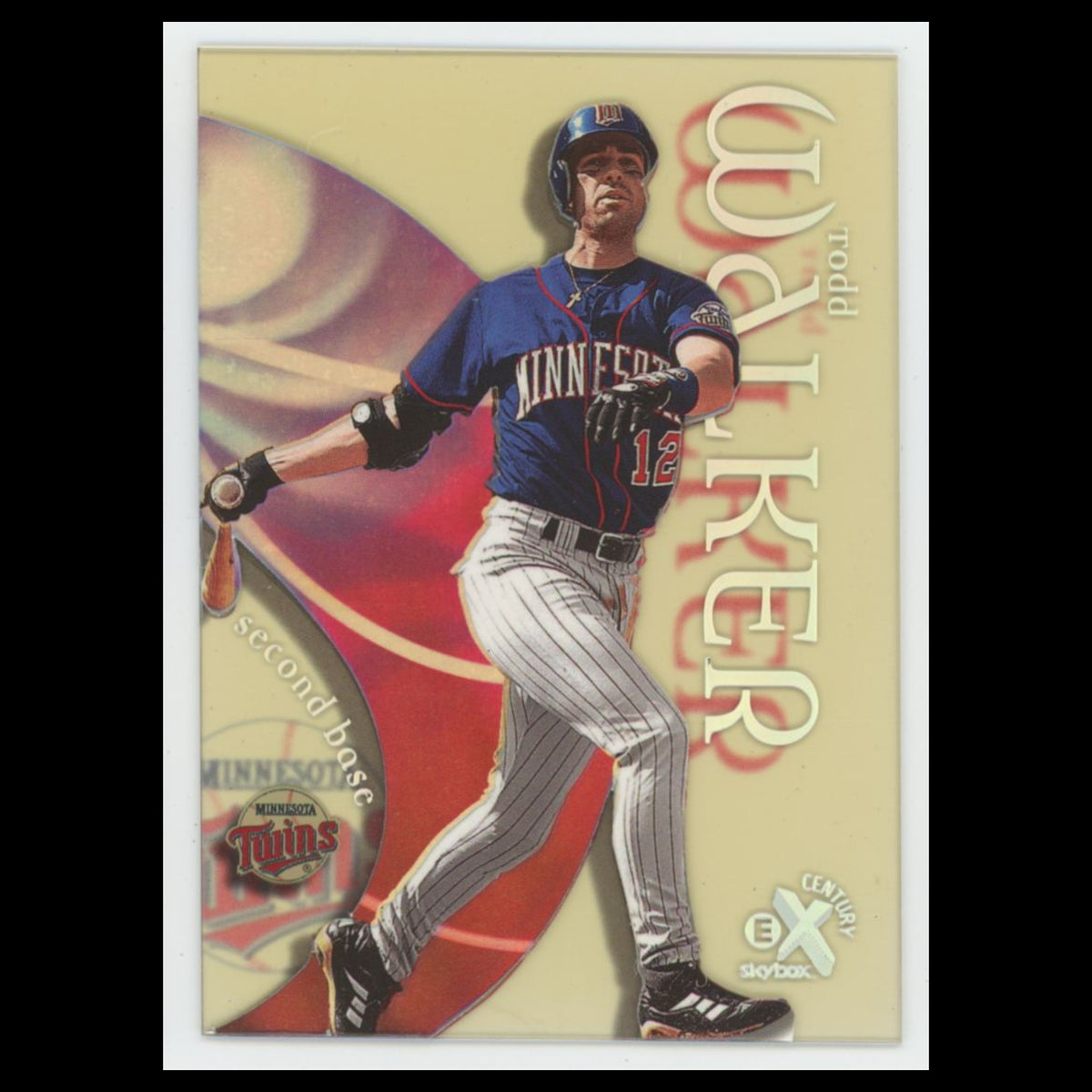 Todd Walker #87 1999 SkyBox E-X Century Minnesota Twins Baseball Card MLB NM