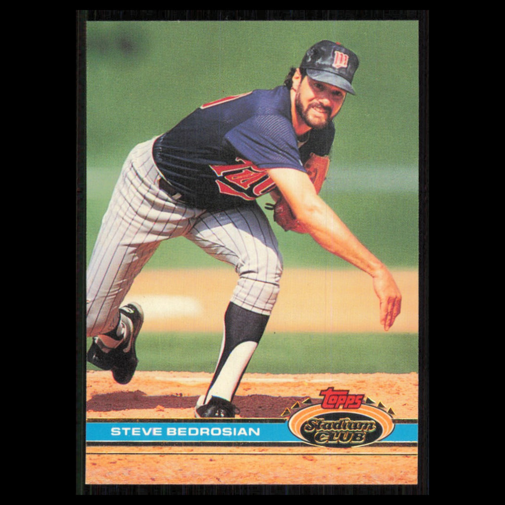 Steve Bedrosian #531 1991 Topps Stadium Club Minnesota Twins Baseball Card MLB