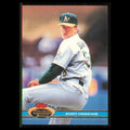Andy Hawkins #487 1991 Topps Stadium Club Oakland Athletics Baseball Card MLB NM