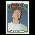 Ken Brett #517 1972 Topps Milwaukee Brewers Baseball Card MLB EX