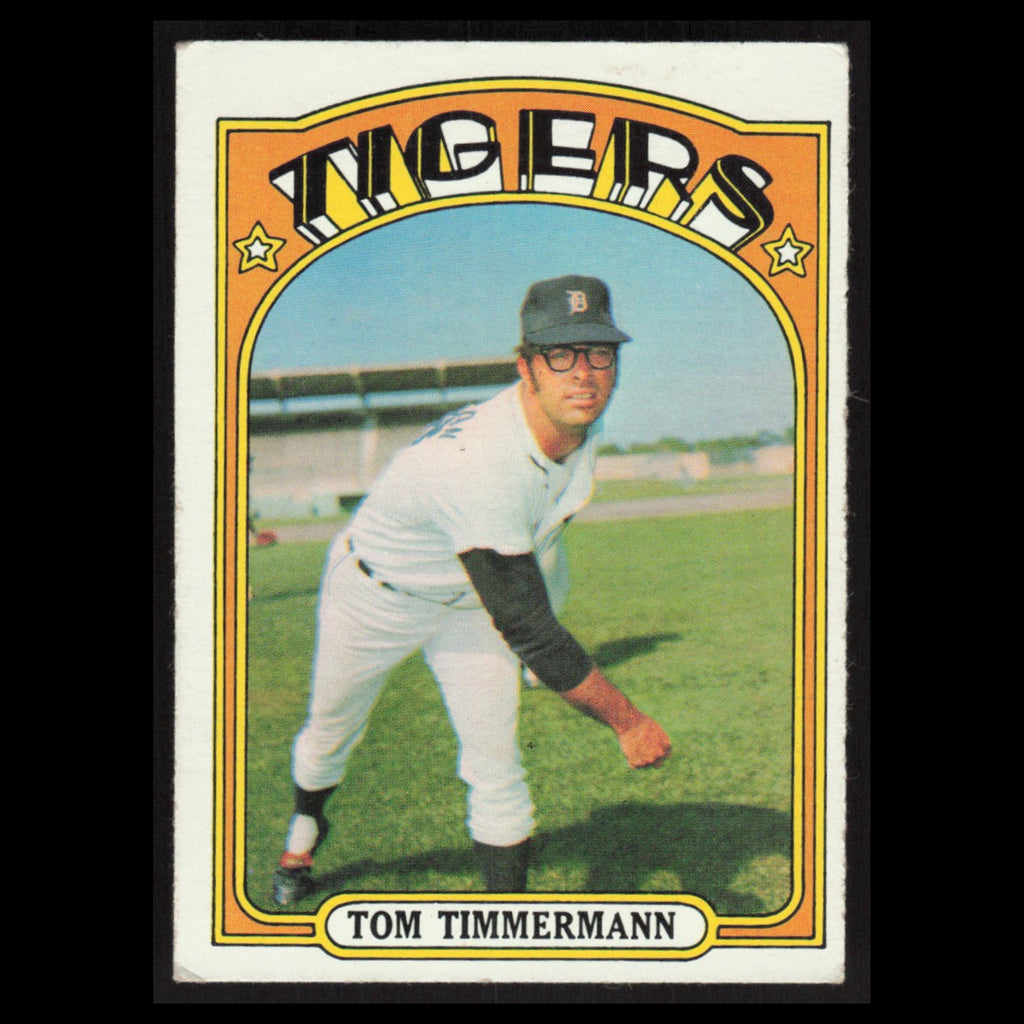 Tom Timmermann #239 1972 Topps Detroit Tigers Baseball Card MLB EX