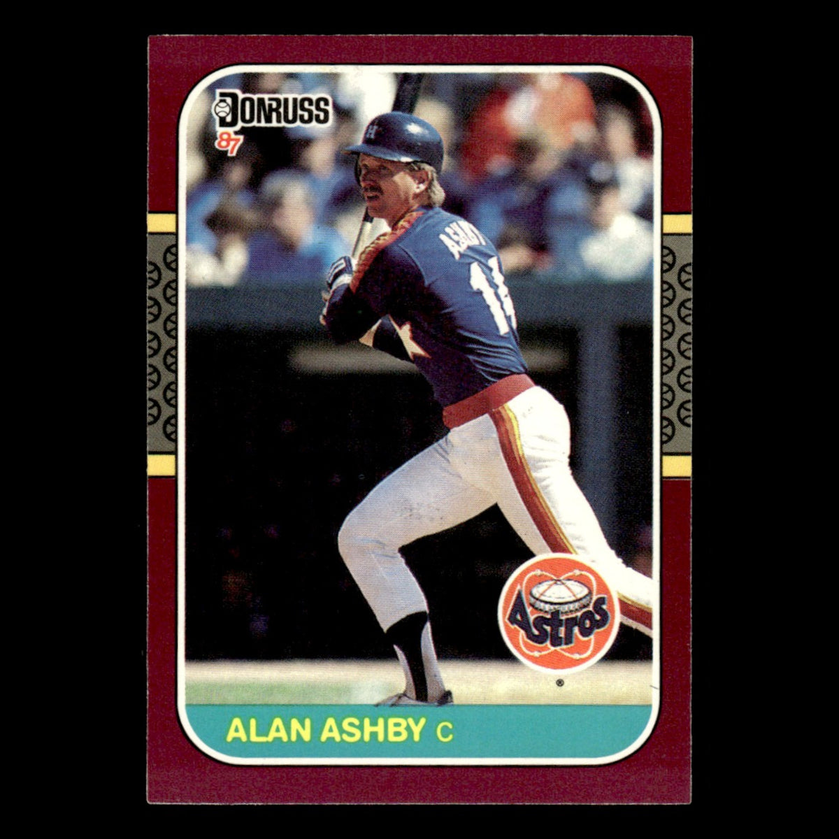 Alan Ashby #17 1987 Donruss Opening Day Houston Astros Baseball Card MLB NM