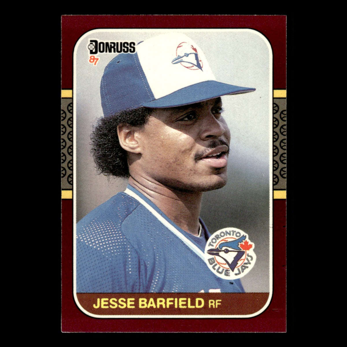 Jesse Barfield #34 1987 Donruss Opening Day Toronto Blue Jays Baseball Card MLB
