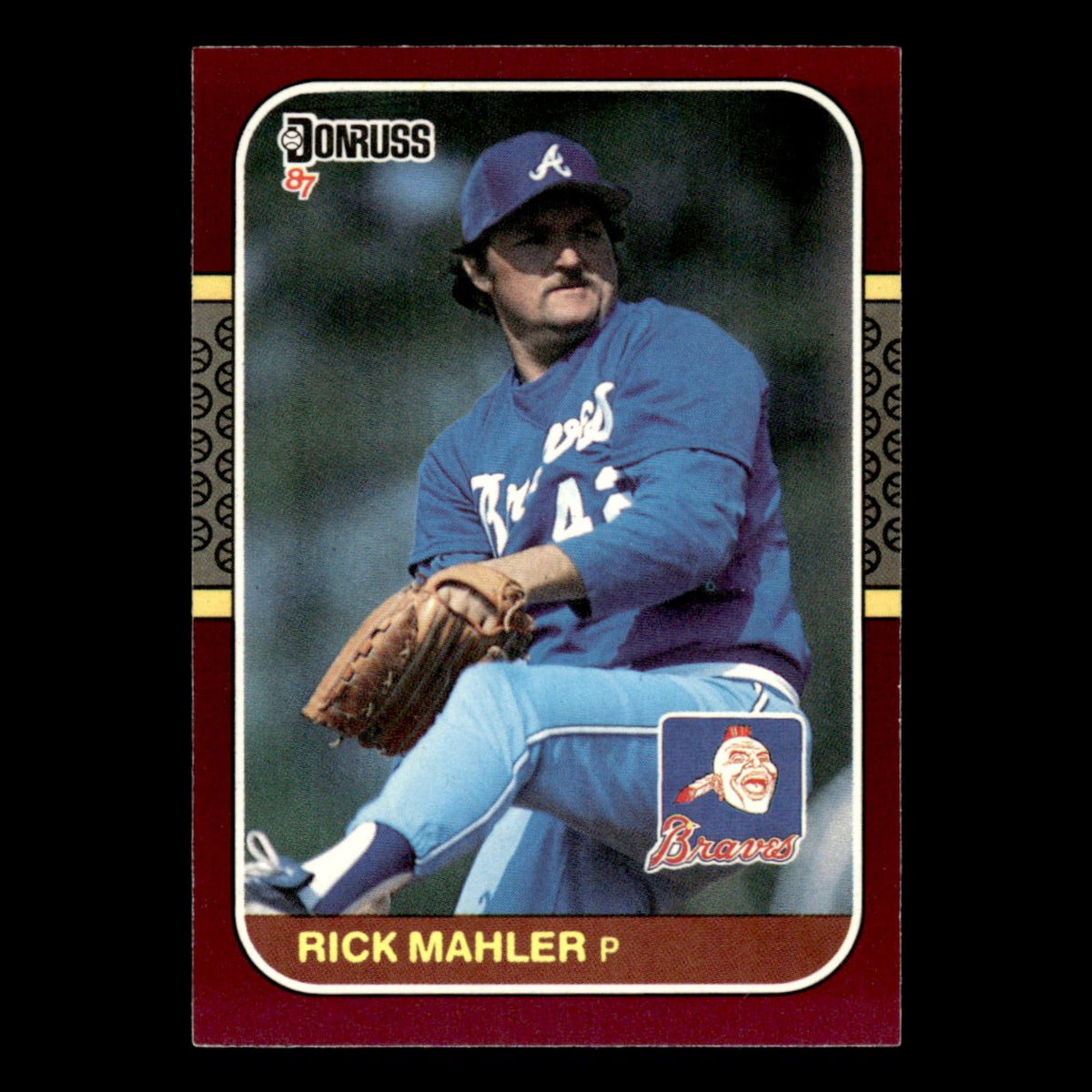 Rick Mahler #41 1987 Donruss Opening Day Atlanta Braves Baseball Card MLB NM