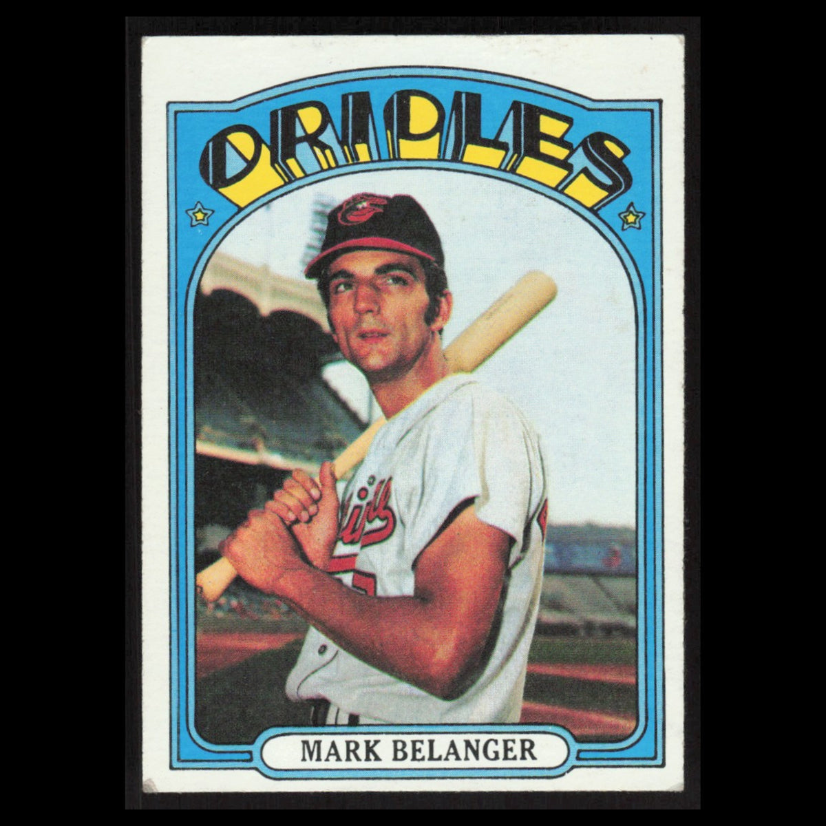 Mark Belanger #456 1972 Topps Baltimore Orioles Baseball Card MLB EX