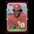 Tito Landrum #66 1987 Donruss Opening Day St. Louis Cardinals Baseball Card MLB