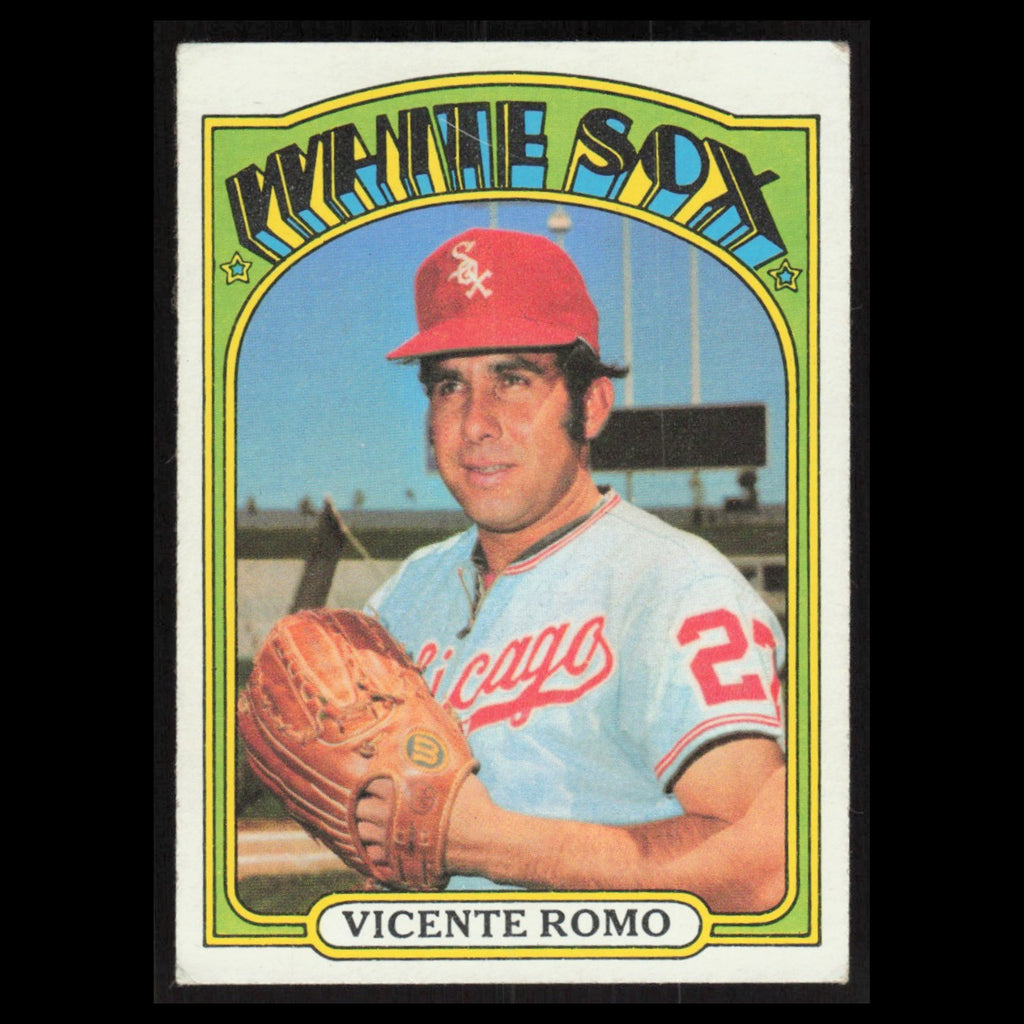 Vicente Romo #499 1972 Topps Chicago White Sox Baseball Card MLB EX