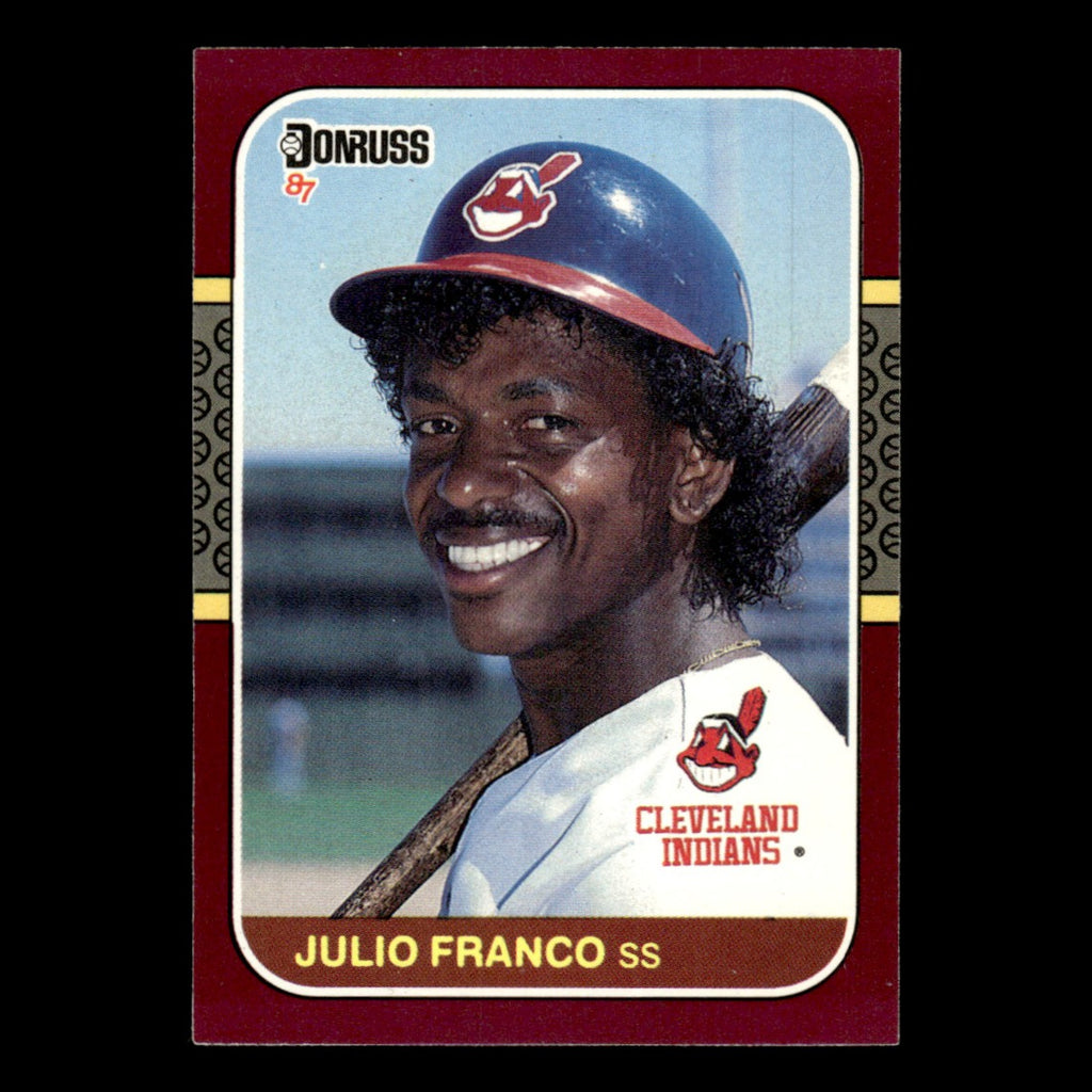 Julio Franco #111 1987 Donruss Opening Day Cleveland Indians Baseball Card MLB