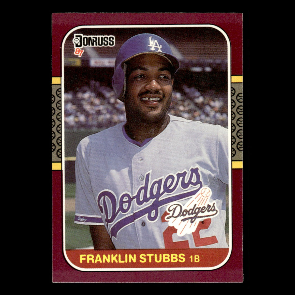 Franklin Stubbs #83 1987 Donruss Opening Day Los Angeles Dodgers Baseball Card