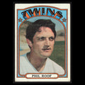 Phil Roof #201 1972 Topps Minnesota Twins Baseball Card MLB EX