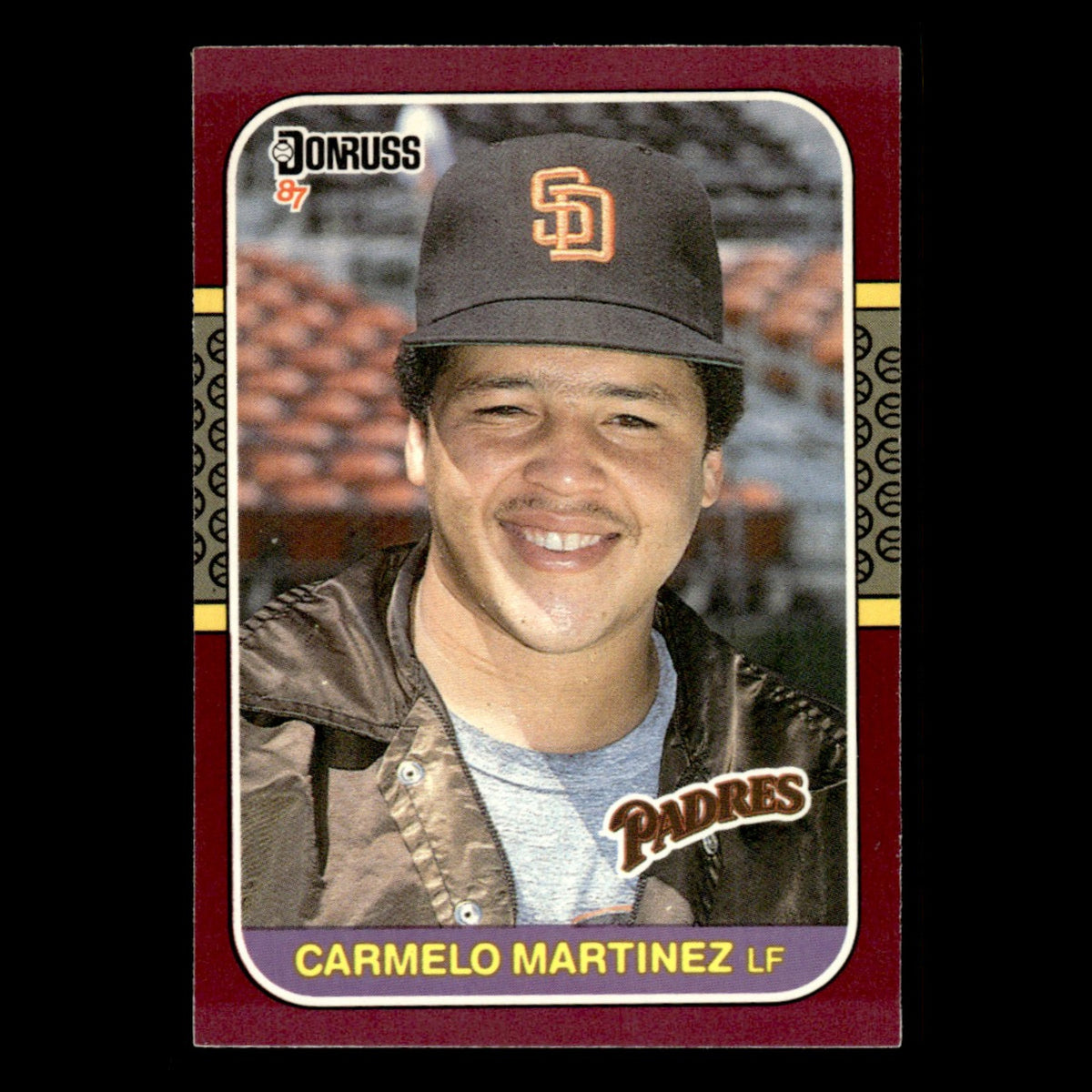 Carmelo Martinez #151 1987 Donruss Opening Day San Diego Padres Baseball Card NM
