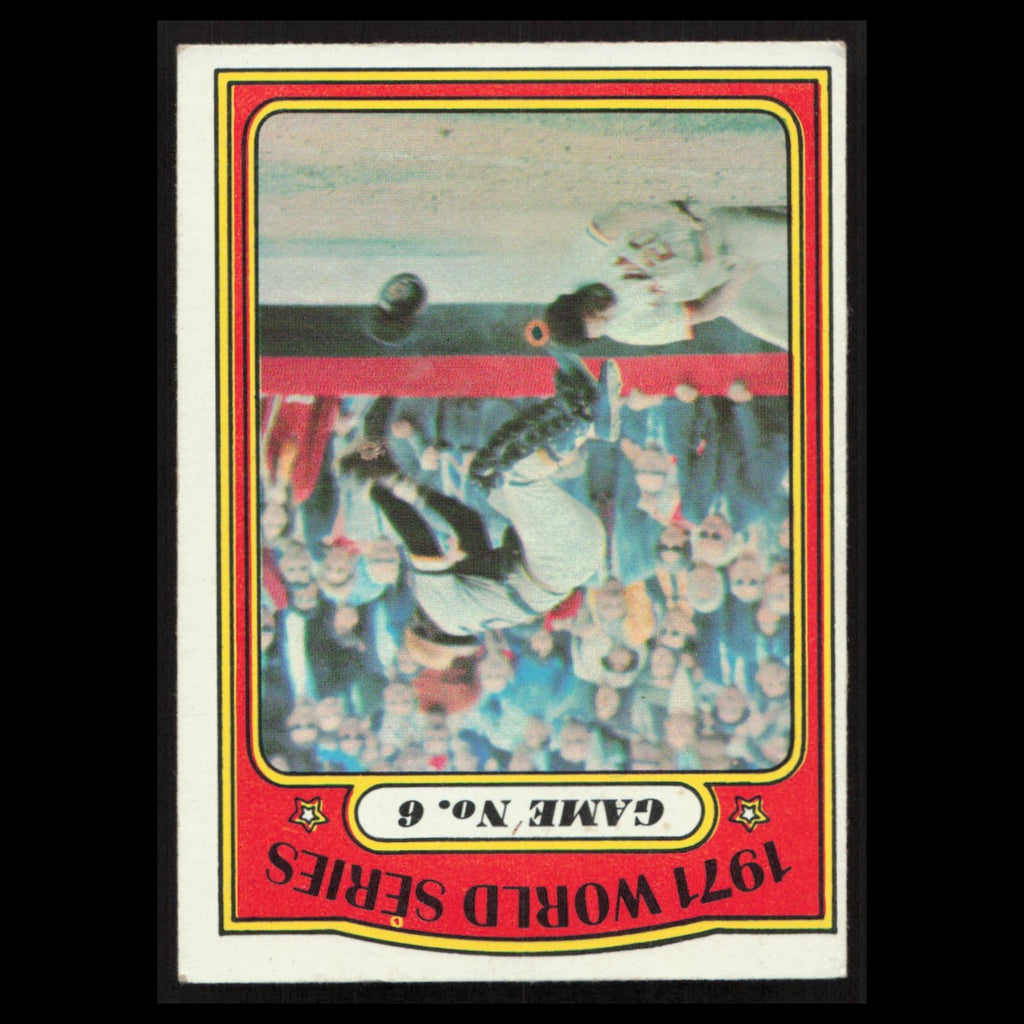 1971 World Series Game No. 6 #228 1972 Topps Baseball Card MLB EX