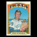 Fred Scherman #6 1972 Topps Detroit Tigers Baseball Card MLB EX