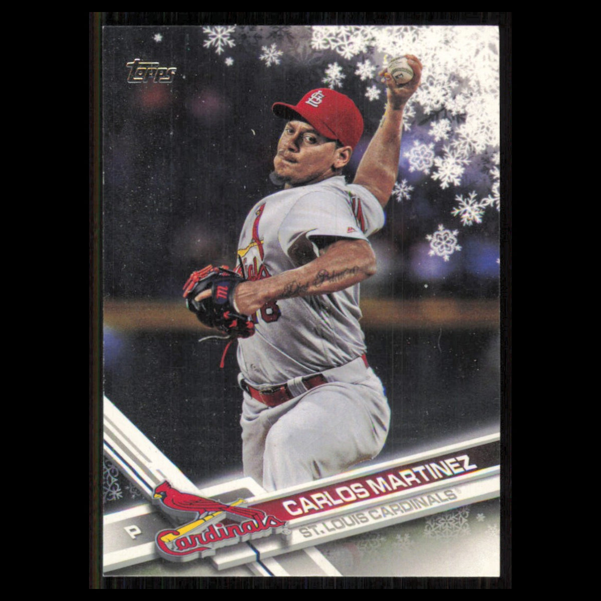 Carlos Martinez #HMW33 2017 Topps Holiday Walmart St. Louis Cardinals Baseball