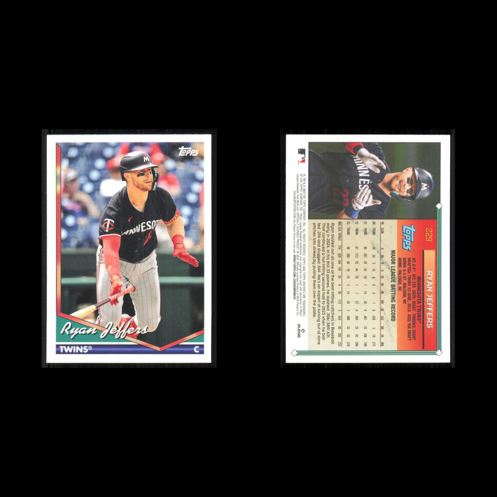 Ryan Jeffers #229 2024 Topps Archives Minnesota Twins Baseball Card MLB NM