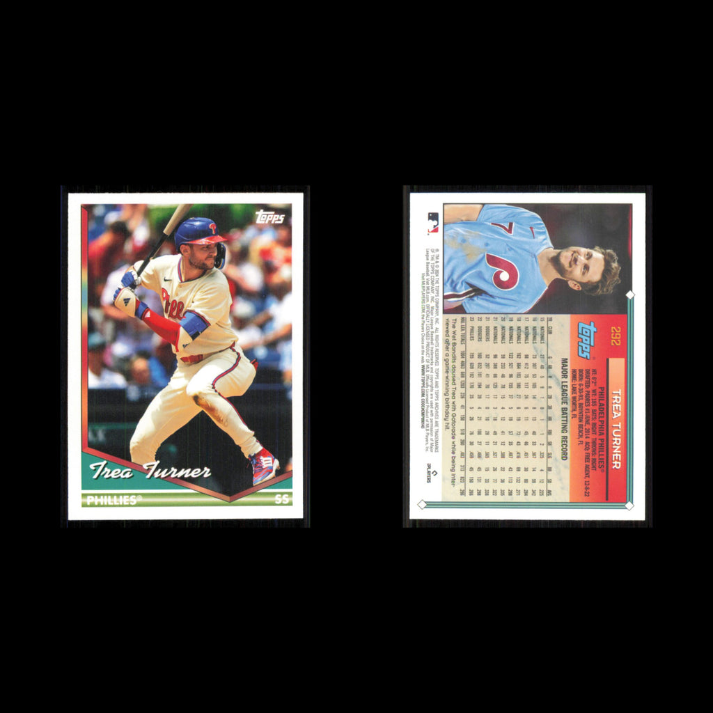 Trea Turner #292 2024 Topps Archives Philadelphia Phillies Baseball Card MLB NM