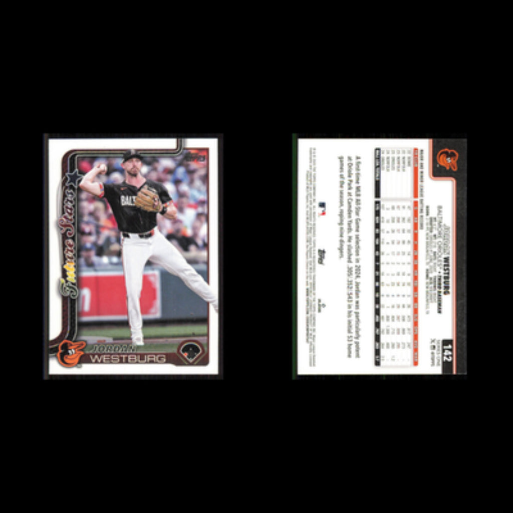Jordan Westburg #142 2025 Topps Baltimore Orioles Baseball Card MLB NM