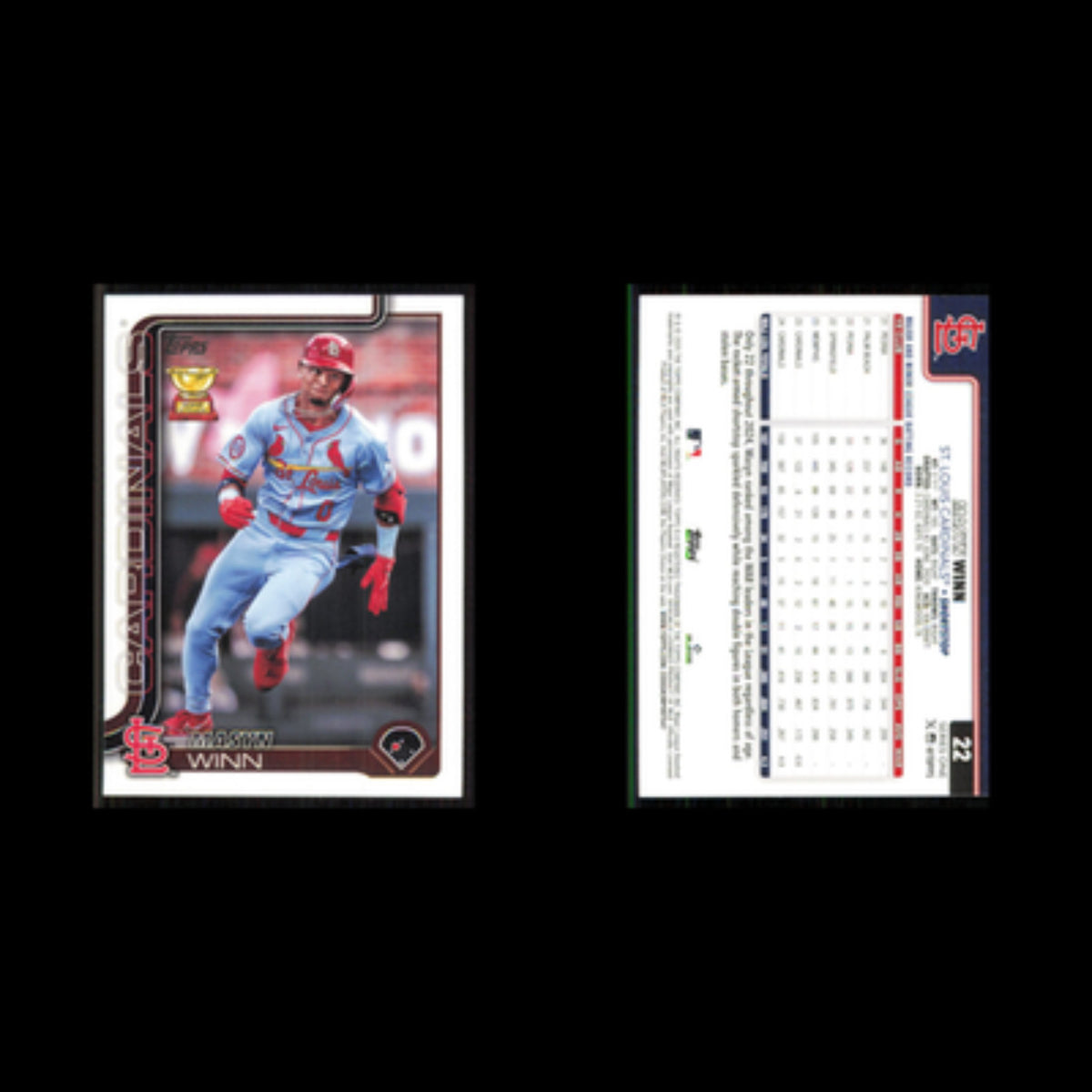 Masyn Winn #22 2025 Topps St. Louis Cardinals Baseball Card MLB NM
