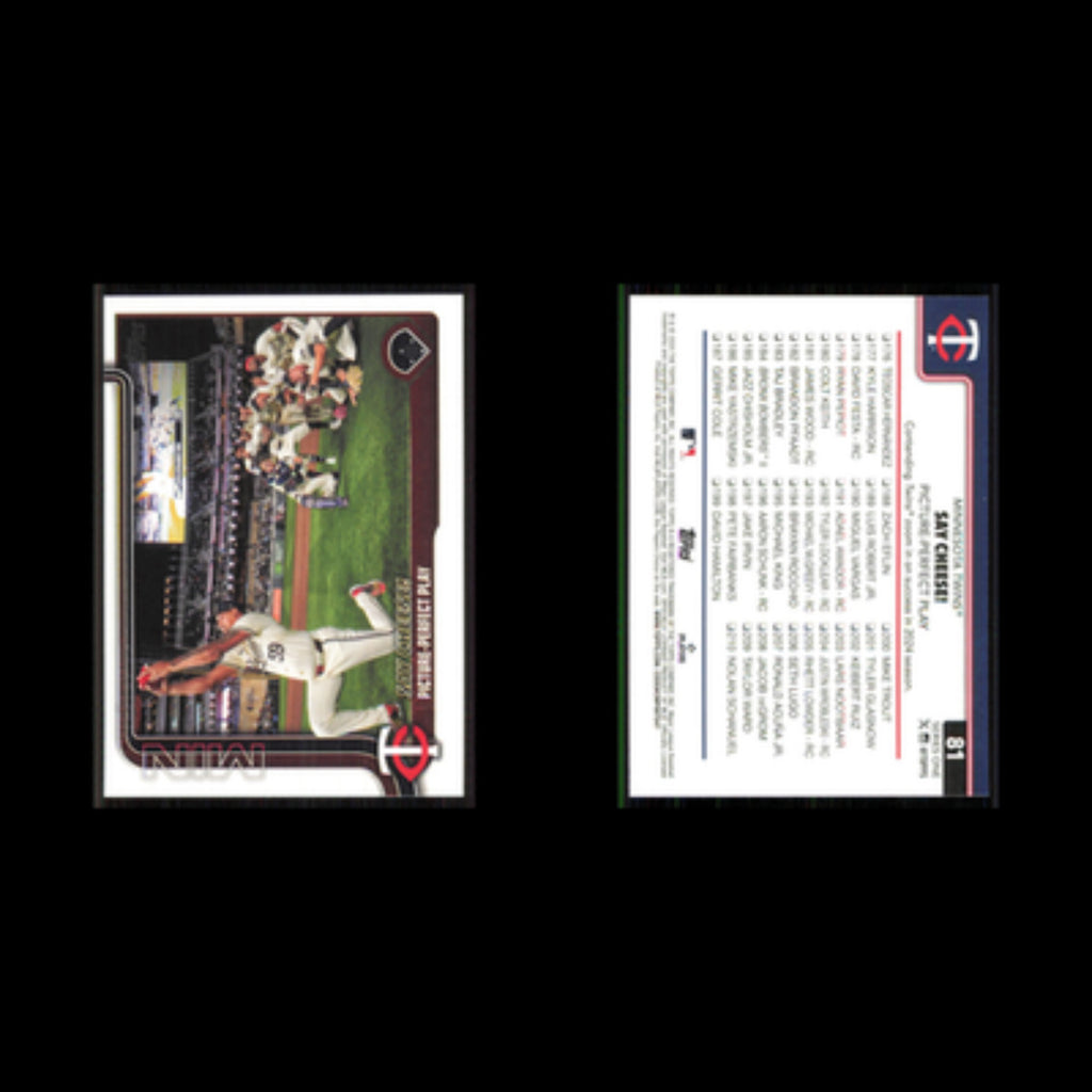 Say Cheese! Picture-Perfect Play #81 2025 Topps Minnesota Twins Baseball Card NM