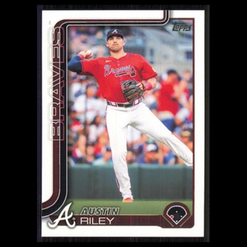 Austin Riley #54 2025 Topps Atlanta Braves Baseball Card MLB NM