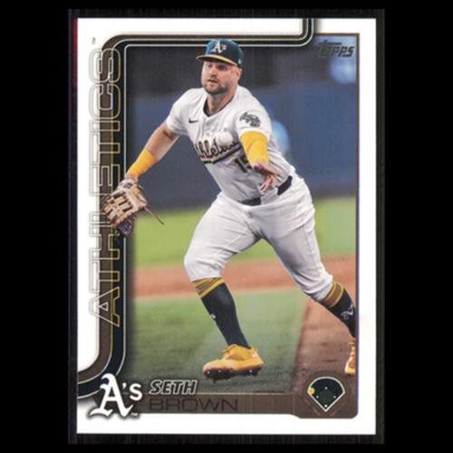 Seth Brown #8 2025 Topps Athletics Baseball Card MLB NM