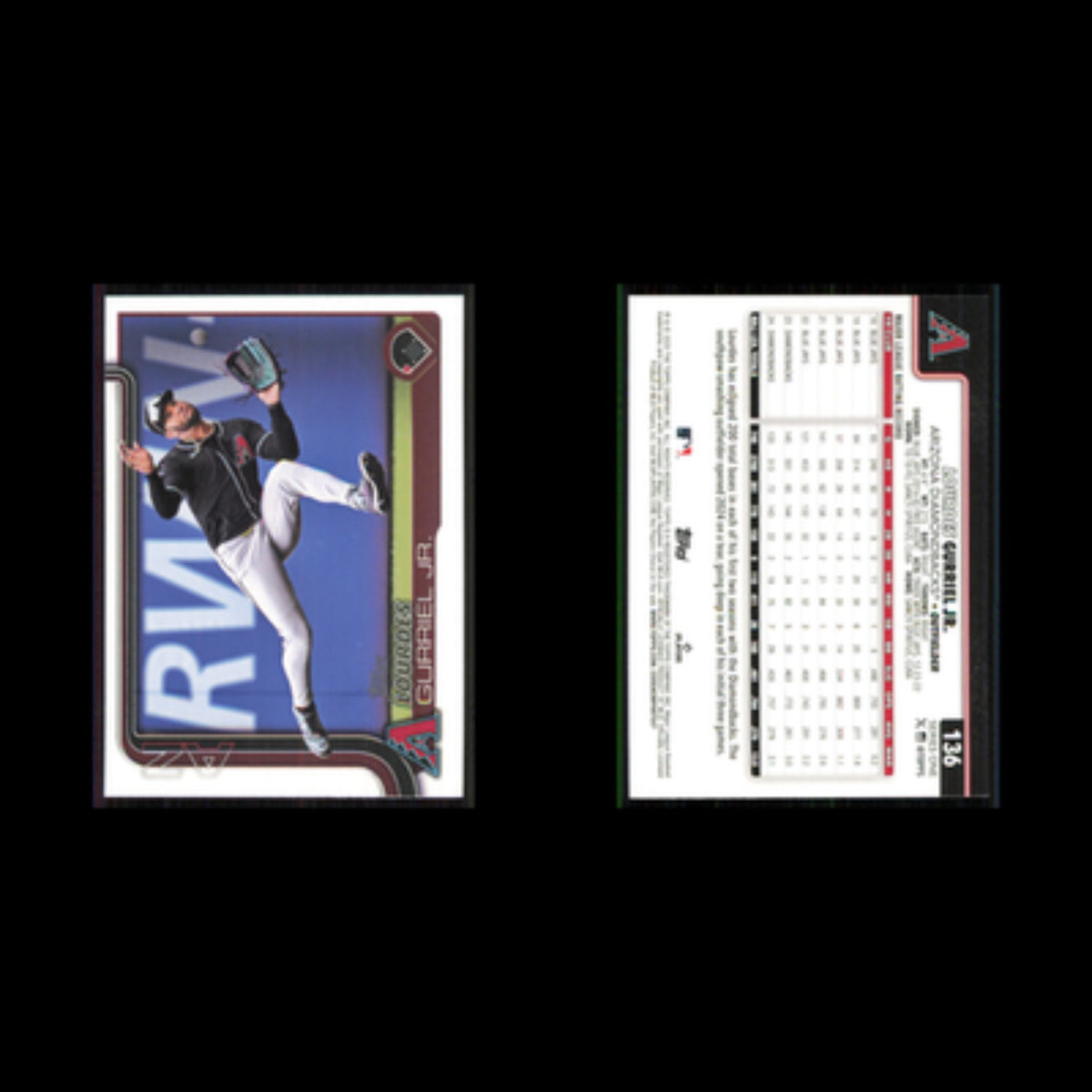 Lourdes Gurriel Jr. #136 2025 Topps Arizona Diamondbacks Baseball Card MLB NM