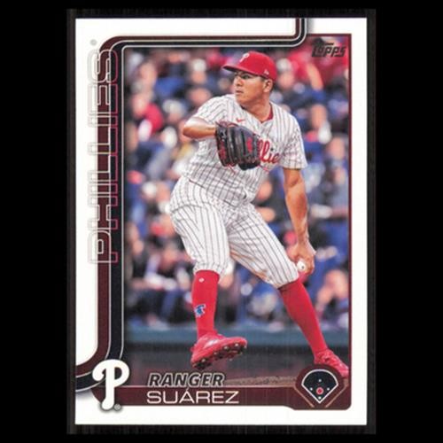 Ranger Suarez #56 2025 Topps Philadelphia Phillies Baseball Card MLB NM