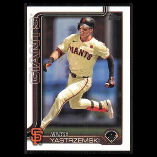 Mike Yastrzemski #186 2025 Topps San Francisco Giants Baseball Card MLB NM
