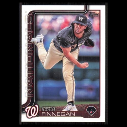 Kyle Finnegan #254 2025 Topps Washington Nationals Baseball Card MLB NM