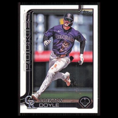 Brenton Doyle #44 2025 Topps Colorado Rockies Baseball Card MLB NM