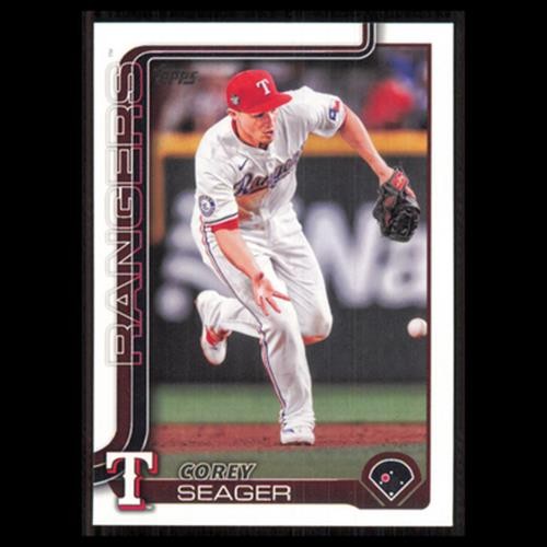 Corey Seager #281 2025 Topps Texas Rangers Baseball Card MLB NM