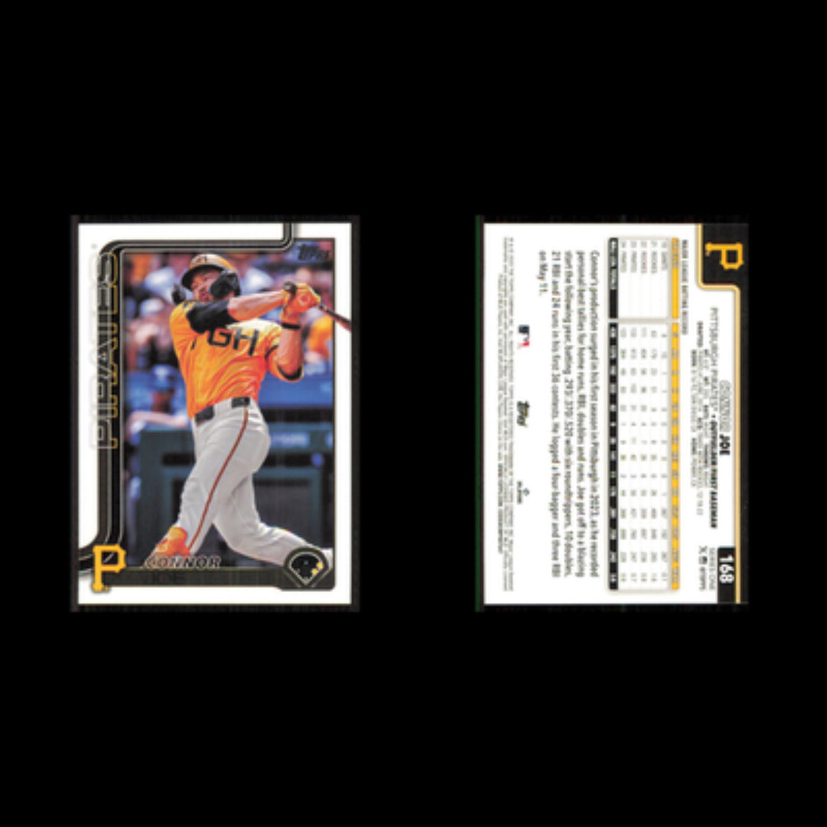 Connor Joe #168 2025 Topps Pittsburgh Pirates Baseball Card MLB NM