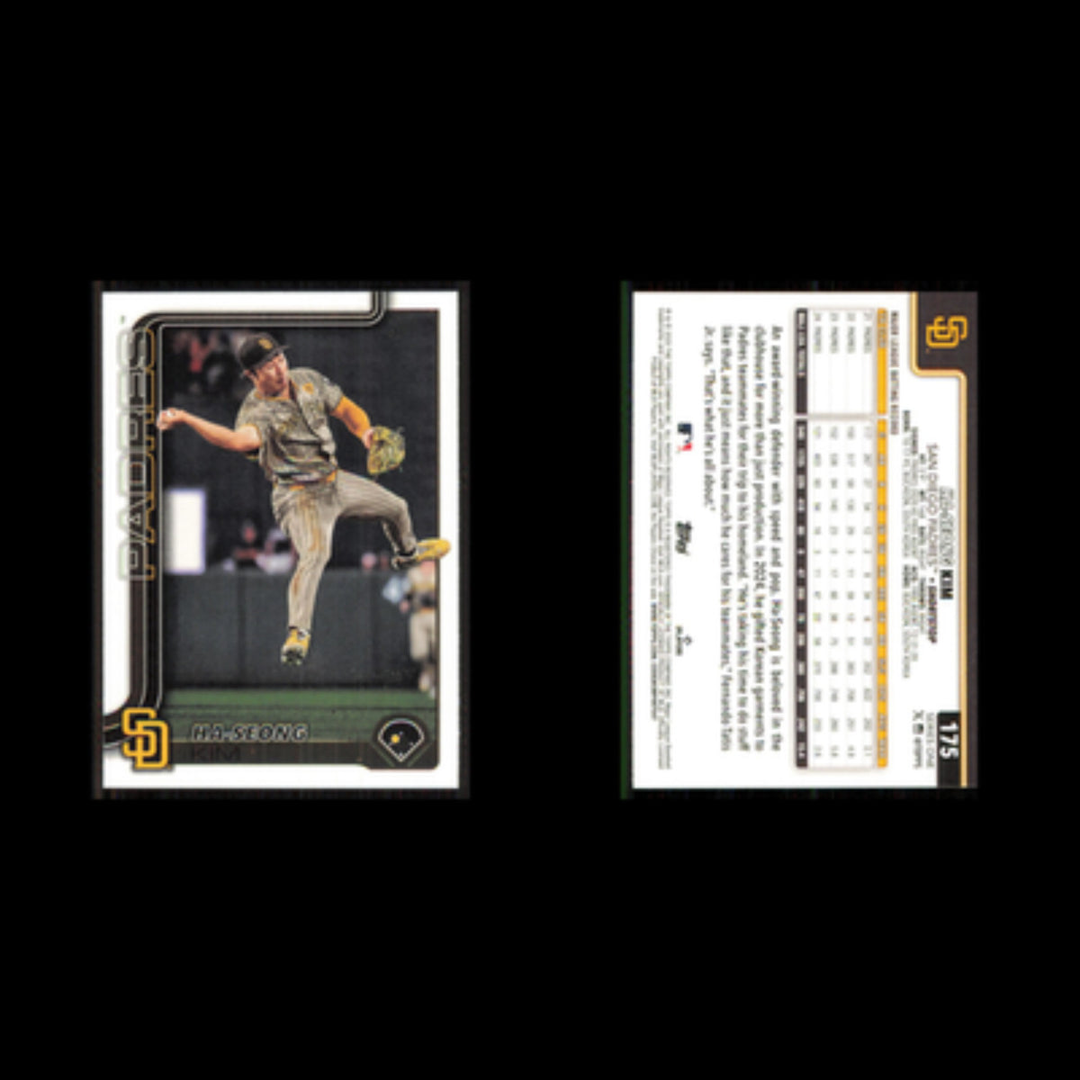 Ha-Seong Kim #175 2025 Topps San Diego Padres Baseball Card MLB NM