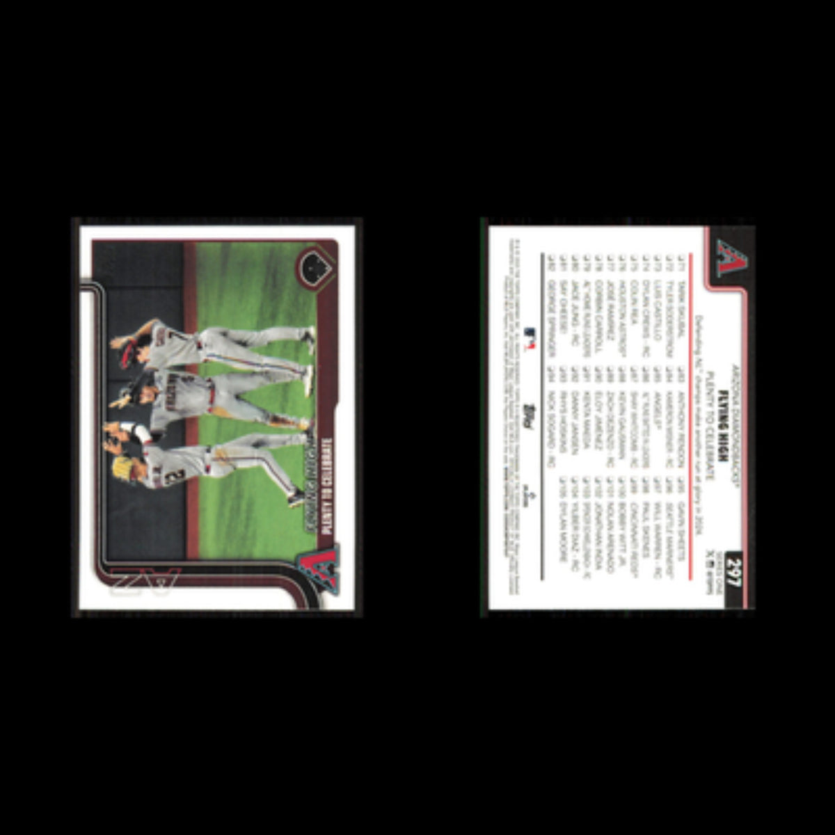 Flying High: Plenty to Celebrate #297 2025 Topps Arizona Diamondbacks Baseball