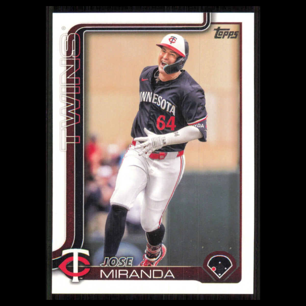 Jose Miranda #310 2025 Topps Minnesota Twins Baseball Card MLB NM