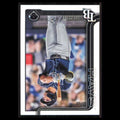 Richie Palacios #124 2025 Topps Tampa Bay Rays Baseball Card MLB NM
