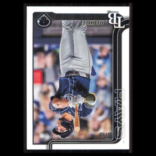 Richie Palacios #124 2025 Topps Tampa Bay Rays Baseball Card MLB NM