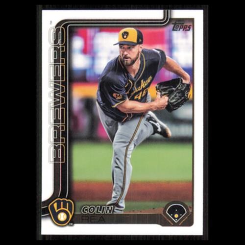Colin Rea #75 2025 Topps Milwaukee Brewers Baseball Card MLB NM