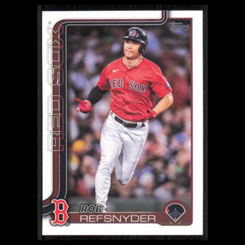 Rob Refsnyder #112 2025 Topps Boston Red Sox Baseball Card MLB NM