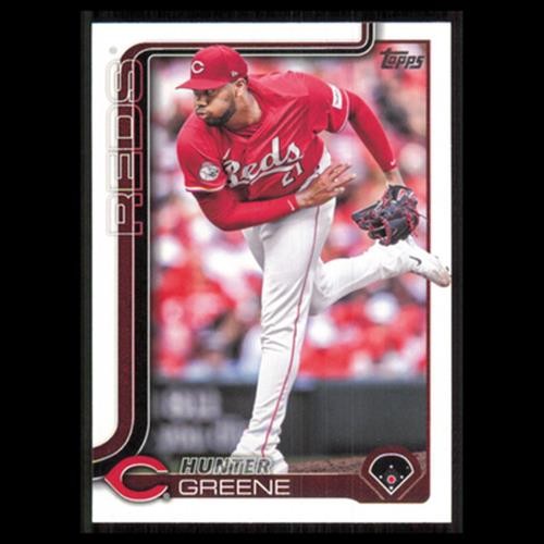 Hunter Greene #216 2025 Topps Cincinnati Reds Baseball Card MLB NM