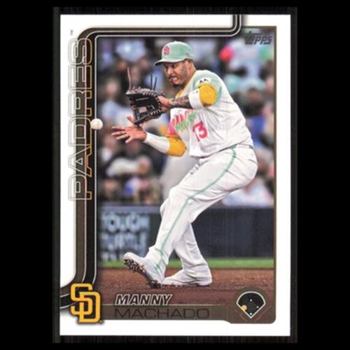 Manny Machado #215 2025 Topps San Diego Padres Baseball Card MLB NM