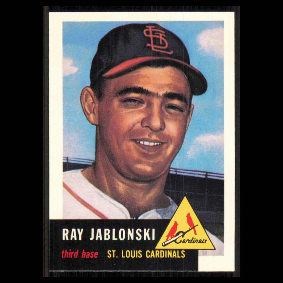 Ray Jablonski #189 1991 Topps Archives 1953 St. Louis Cardinals Baseball Card NM