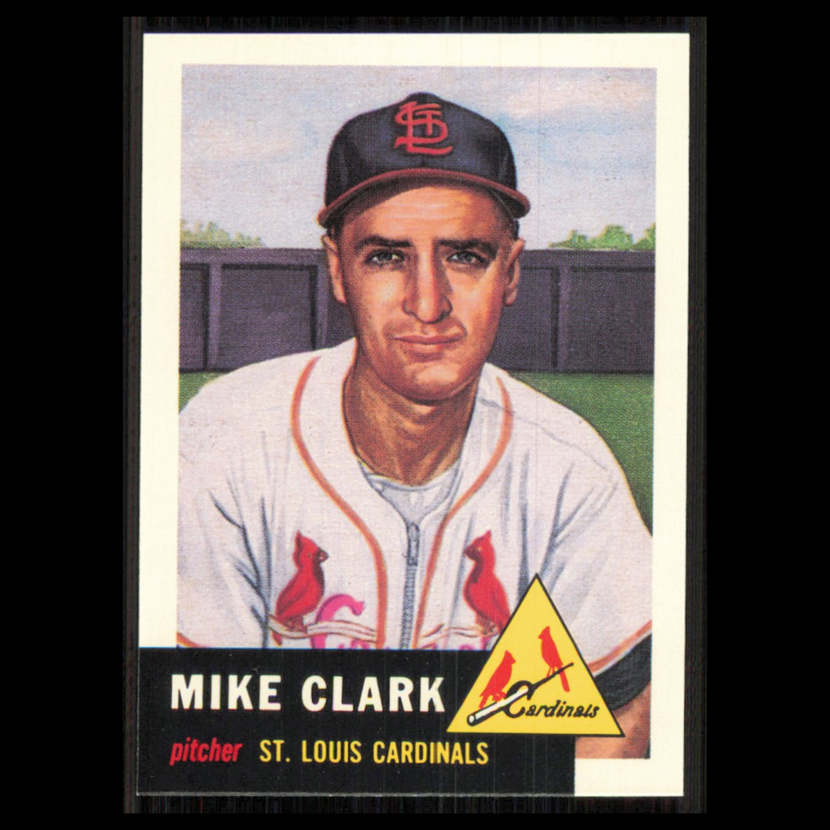 Mike Clark #193 1991 Topps Archives 1953 St. Louis Cardinals Baseball Card MLB
