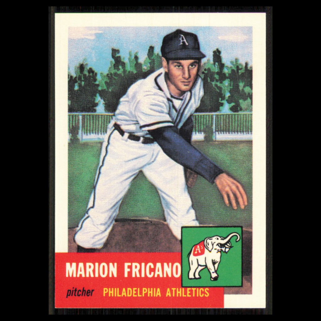 Marion Fricano #199 1991 Topps Archives 1953 Philadelphia Athletics Baseball MLB