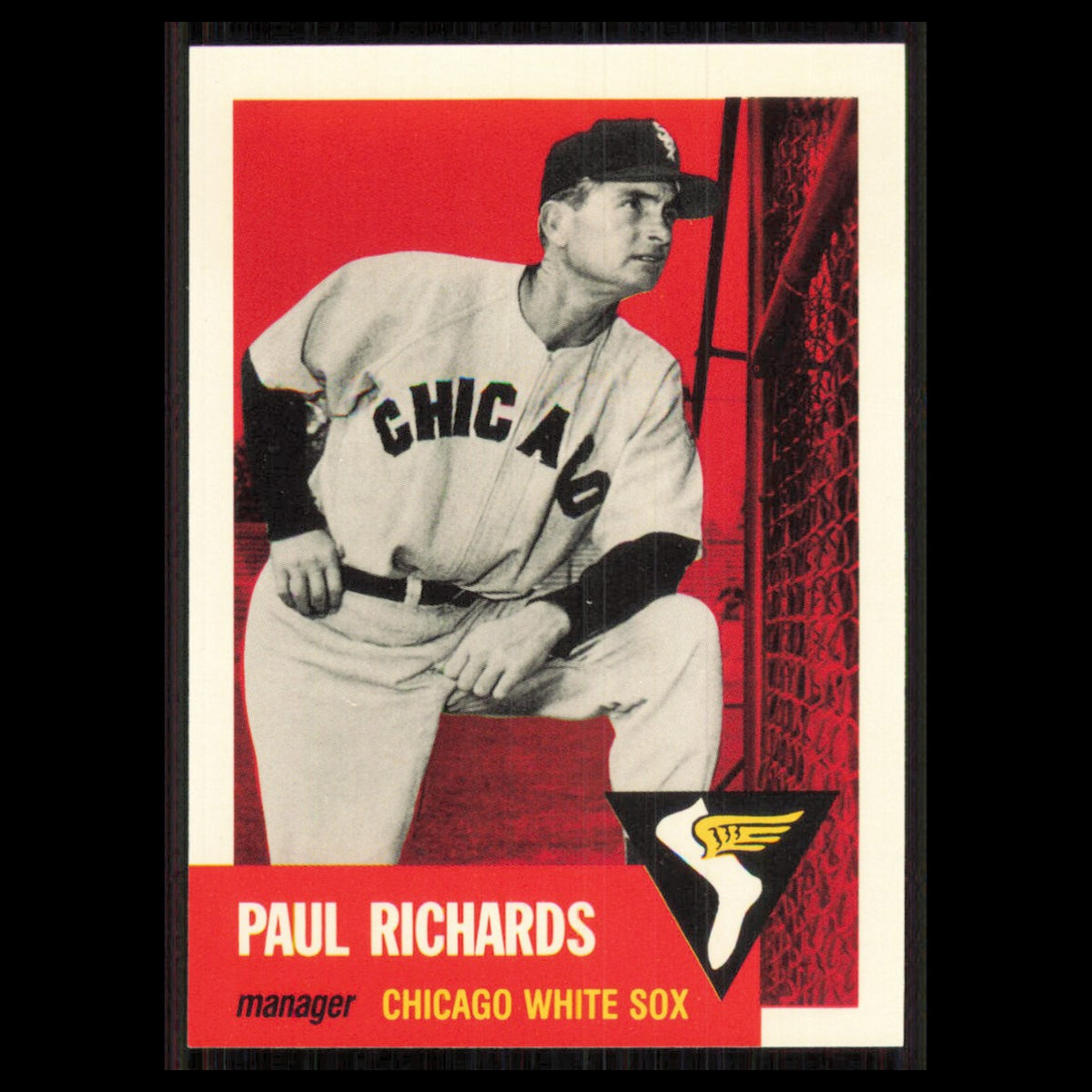 Paul Richards #322 1991 Topps Archives 1953 Chicago White Sox Baseball Card MLB