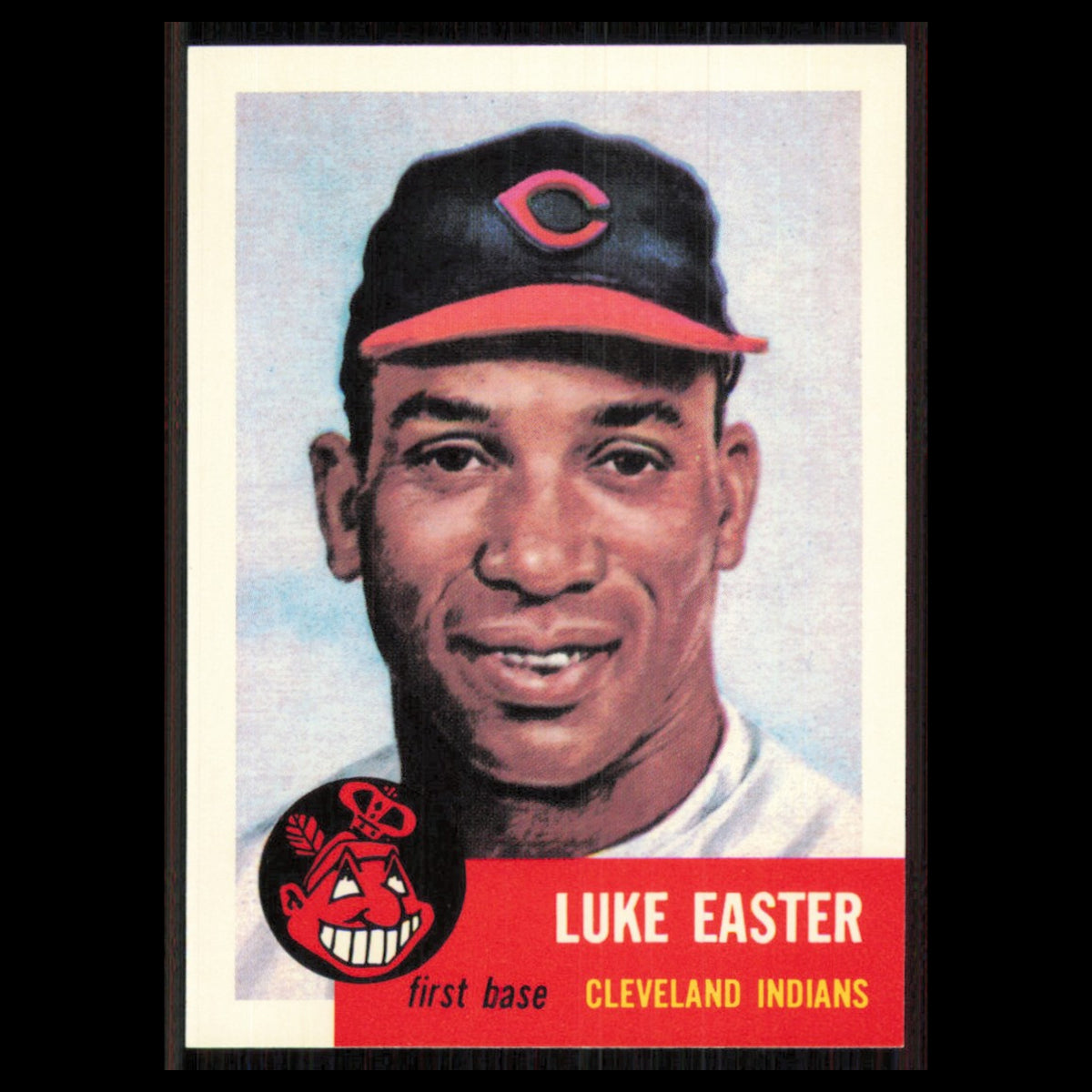 Luke Easter #2 1991 Topps Archives 1953 Cleveland Indians Baseball Card MLB NM