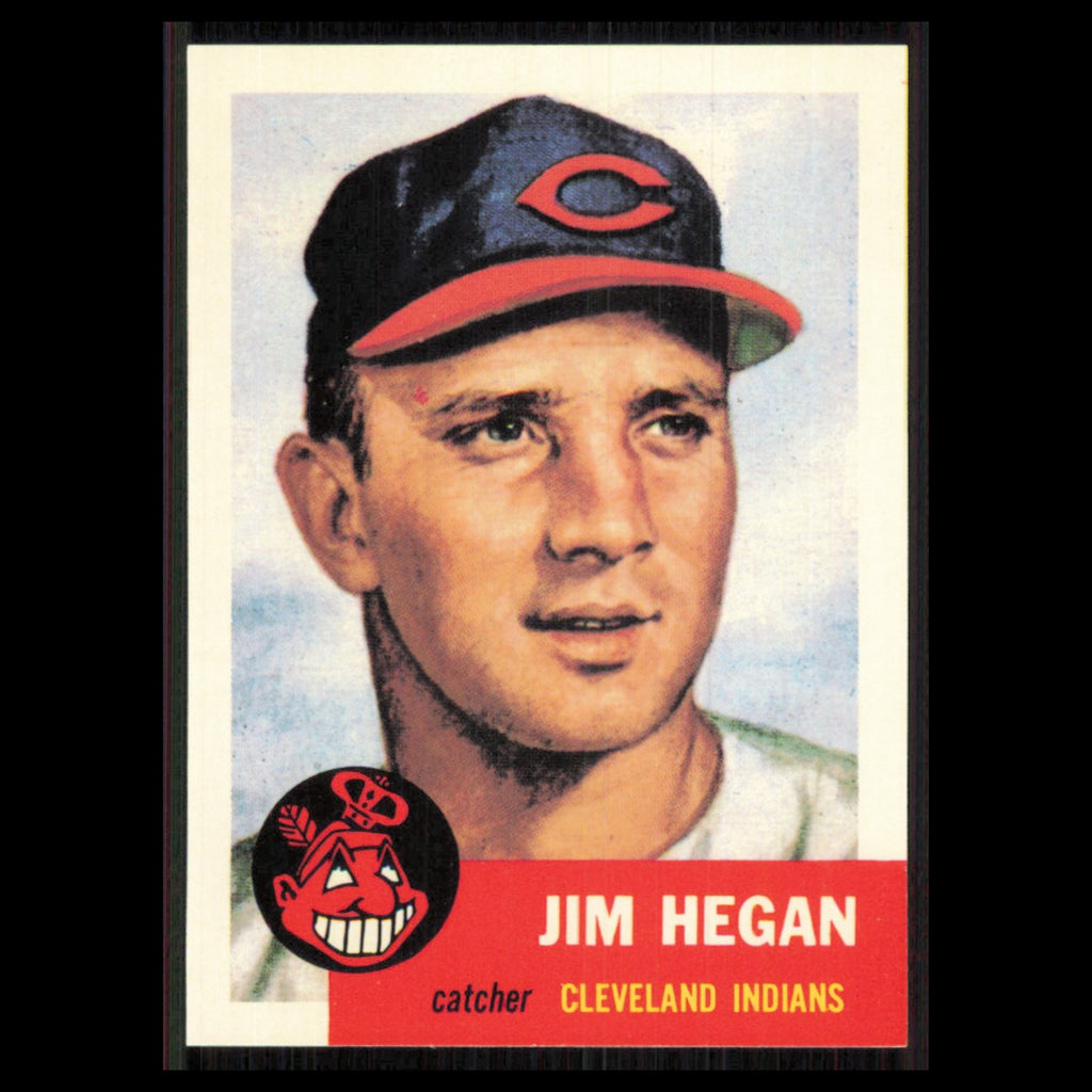 Jim Hegan #80 1991 Topps Archives 1953 Cleveland Indians Baseball Card MLB NM