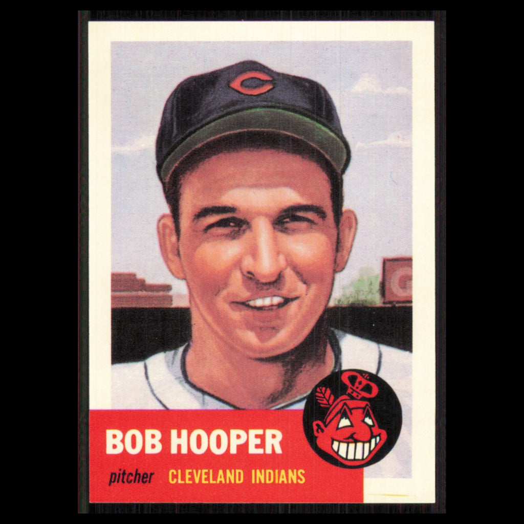 Bob Hooper #84 1991 Topps Archives 1953 Cleveland Indians Baseball Card MLB NM